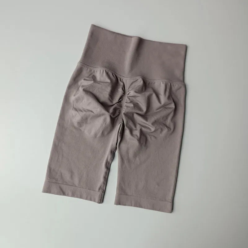Women’s High-Waist Yoga & Fitness Shorts
