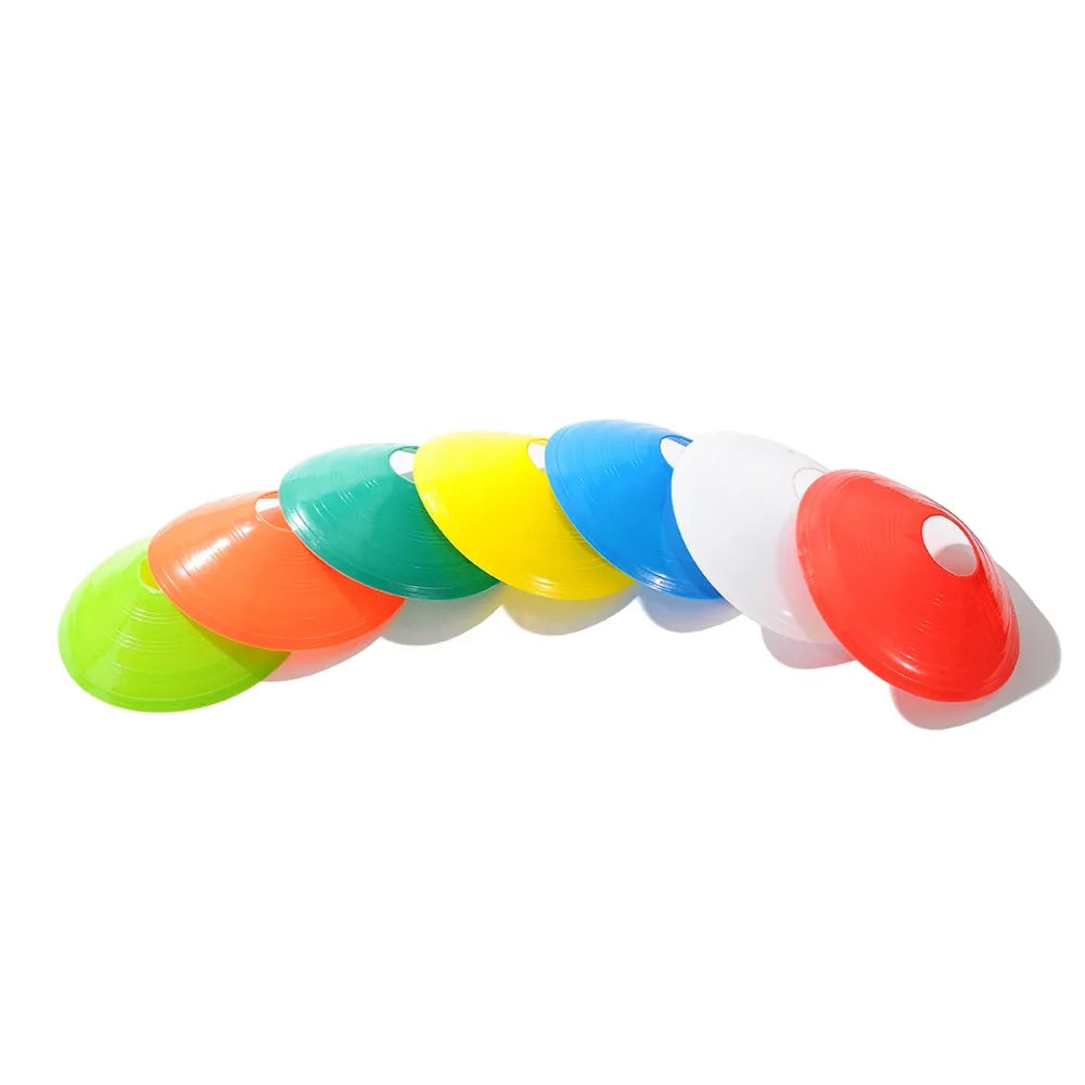 10Pcs Soccer Training Agility Disc Cones with Stand