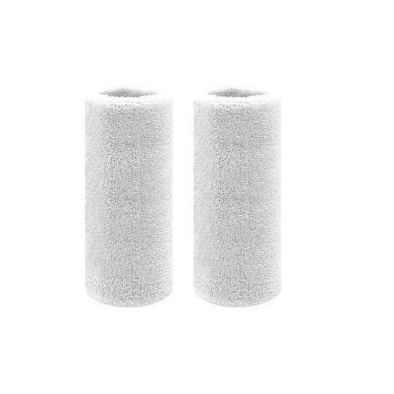 2Pcs Sports Wristbands Sweat Absorbent Cuffs