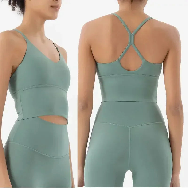 Women’s 2-Piece Sportswear Set – Gym Bra & Leggings
