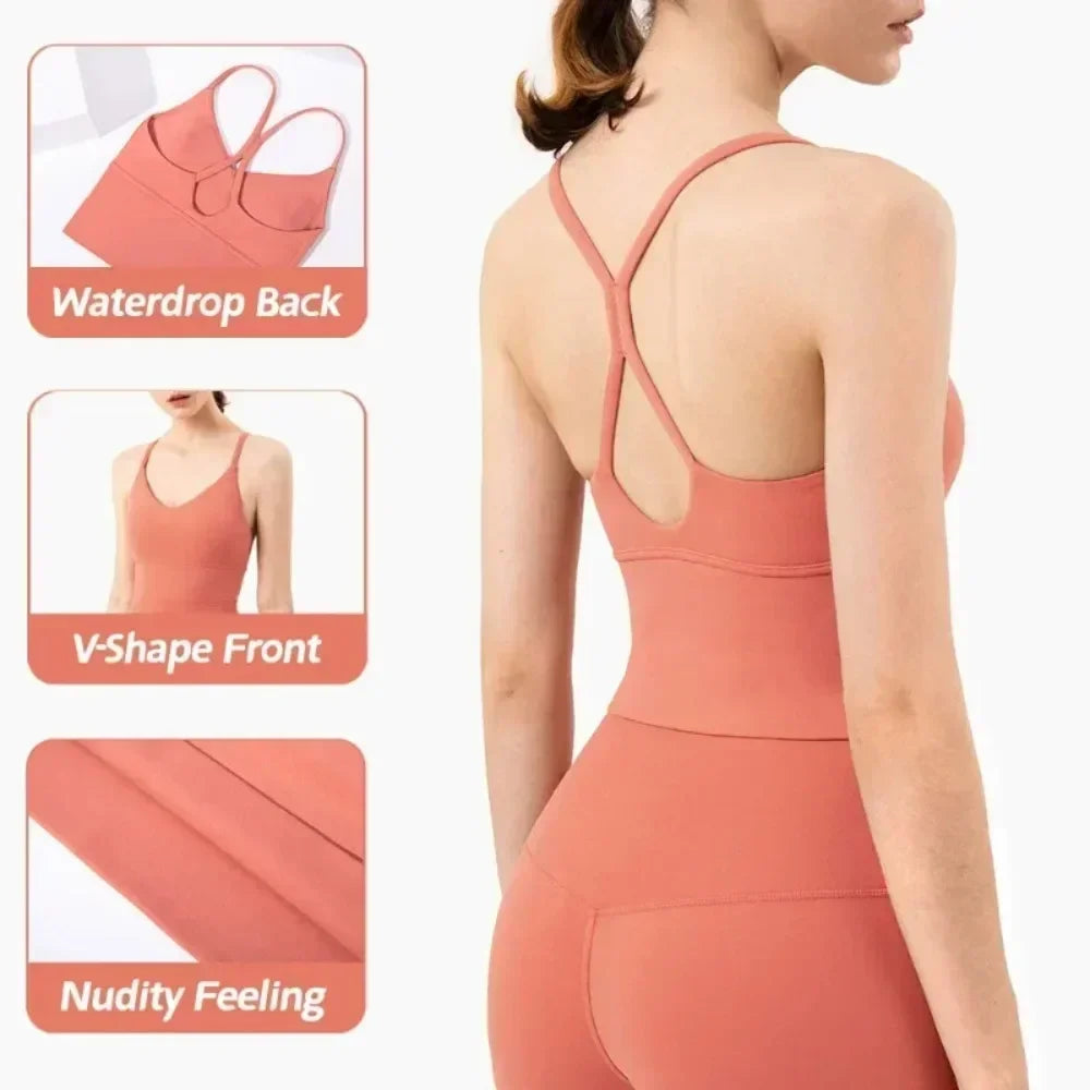 Women’s 2-Piece Sportswear Set – Gym Bra & Leggings