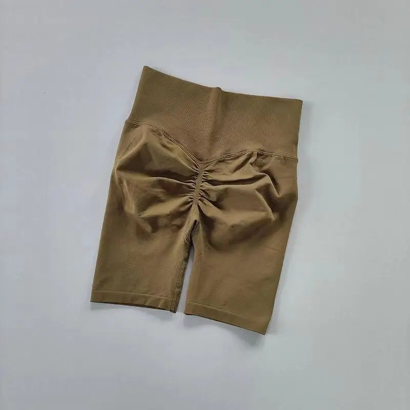 Women’s High-Waist Yoga & Fitness Shorts