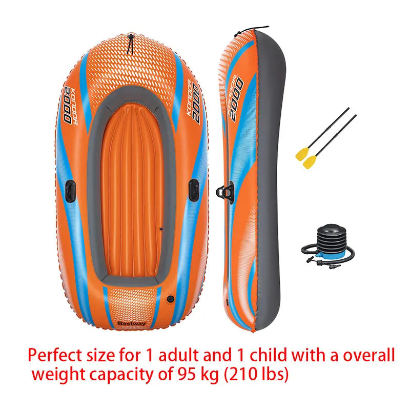 Bestway Heavy Duty Inflatable Kayak 1–3 Person