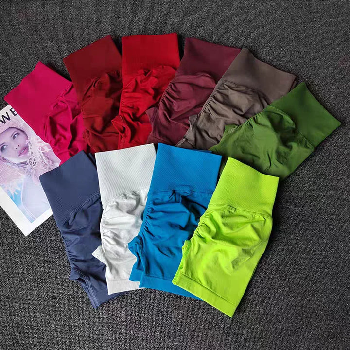 Summer High-Waist Women's Yoga Shorts