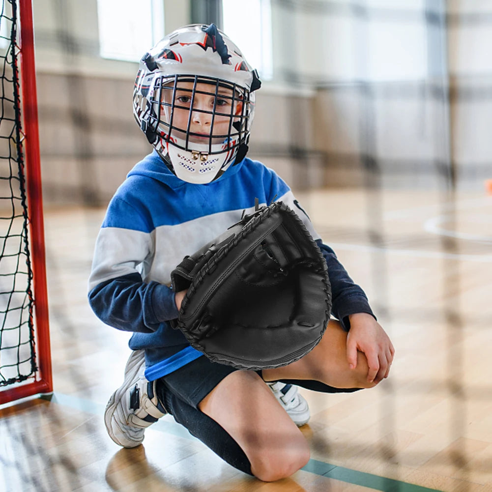 PU Leather Baseball Glove for Training & Play