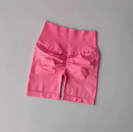 Women’s High-Waist Yoga & Fitness Shorts