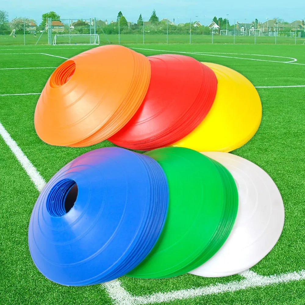 10Pcs Soccer Training Agility Disc Cones with Stand