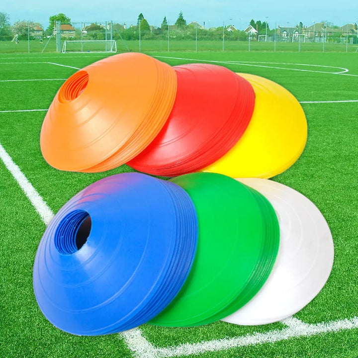 10Pcs Soccer Training Agility Disc Cones with Stand