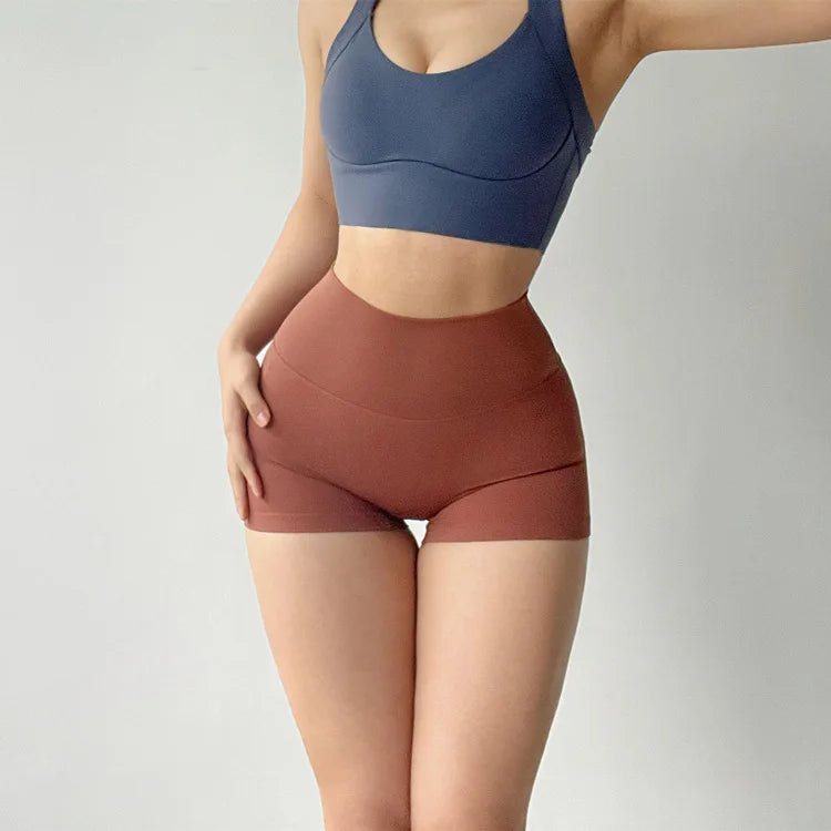 GymHUB High-Waist Hip-Lifting Yoga Shorts