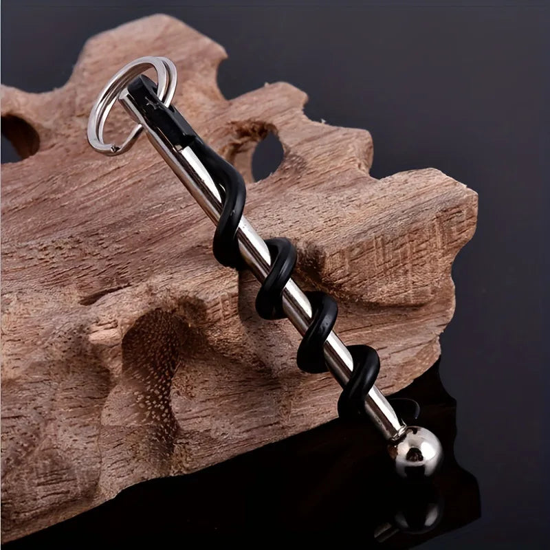 Mini Wine Bottle Opener Keychain Tool