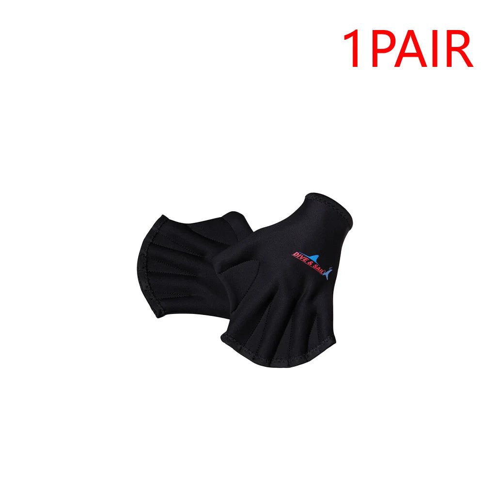 1–5 Pairs Webbed Swimming Gloves