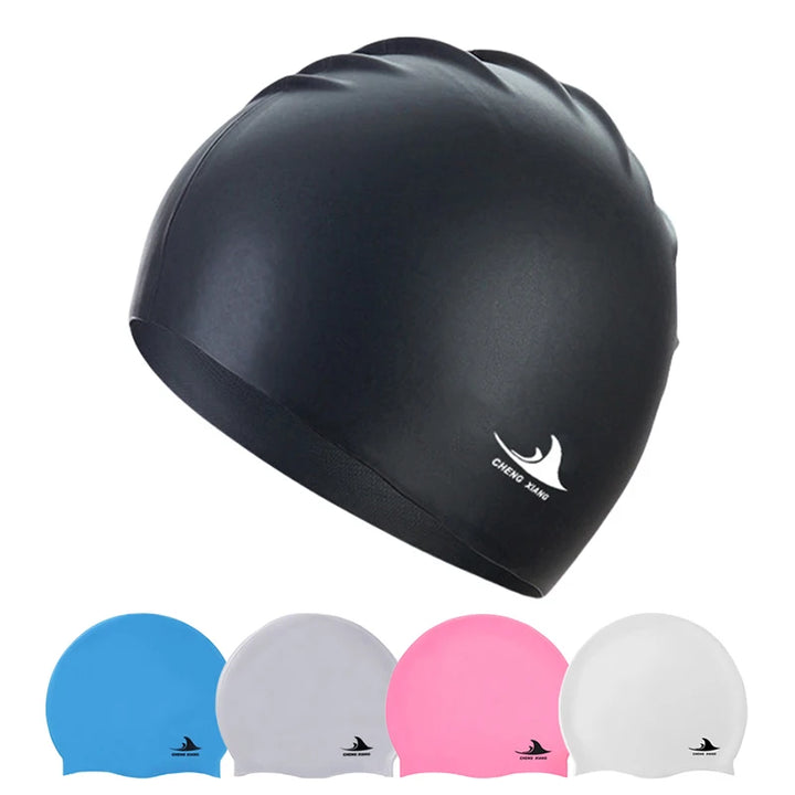 55g Silicone Swimming Cap – Waterproof Swim Hat for Men & Women