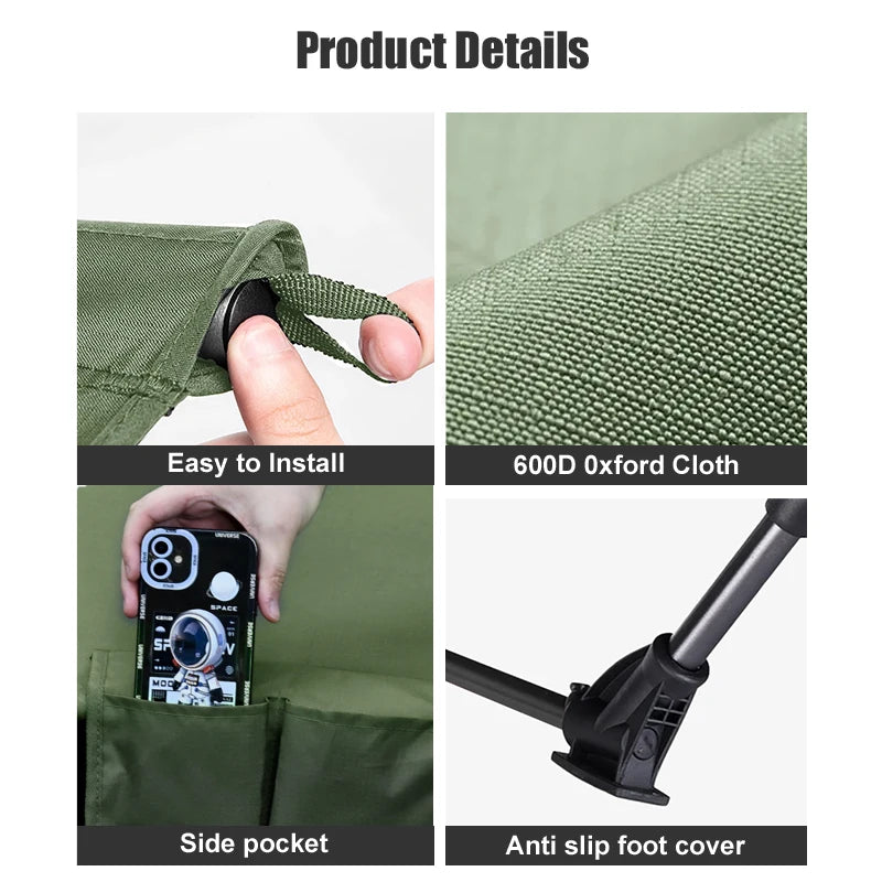 WESTTUNE Portable Folding Camping Cot