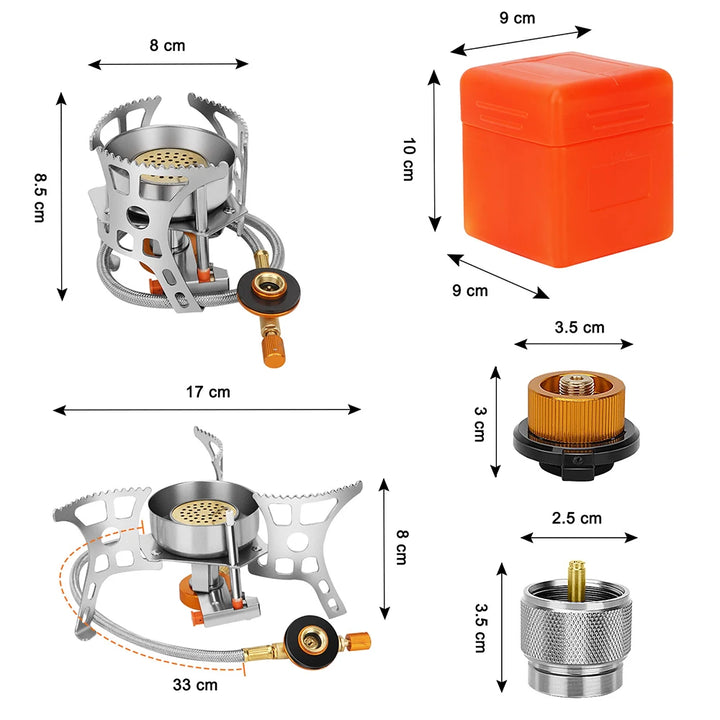 3900W Windproof Camping Gas Stove