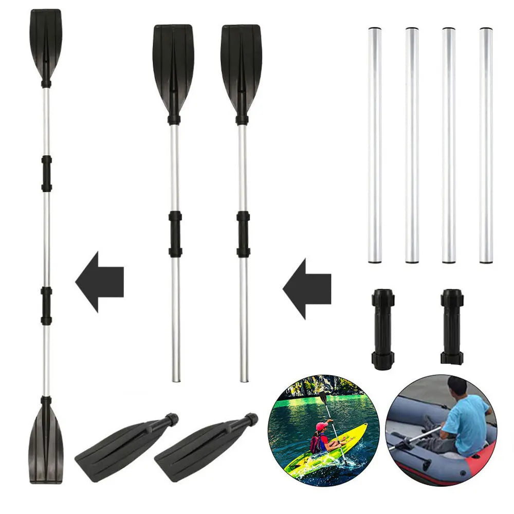 Adjustable Aluminum Kayak Paddles (1 Pair)
