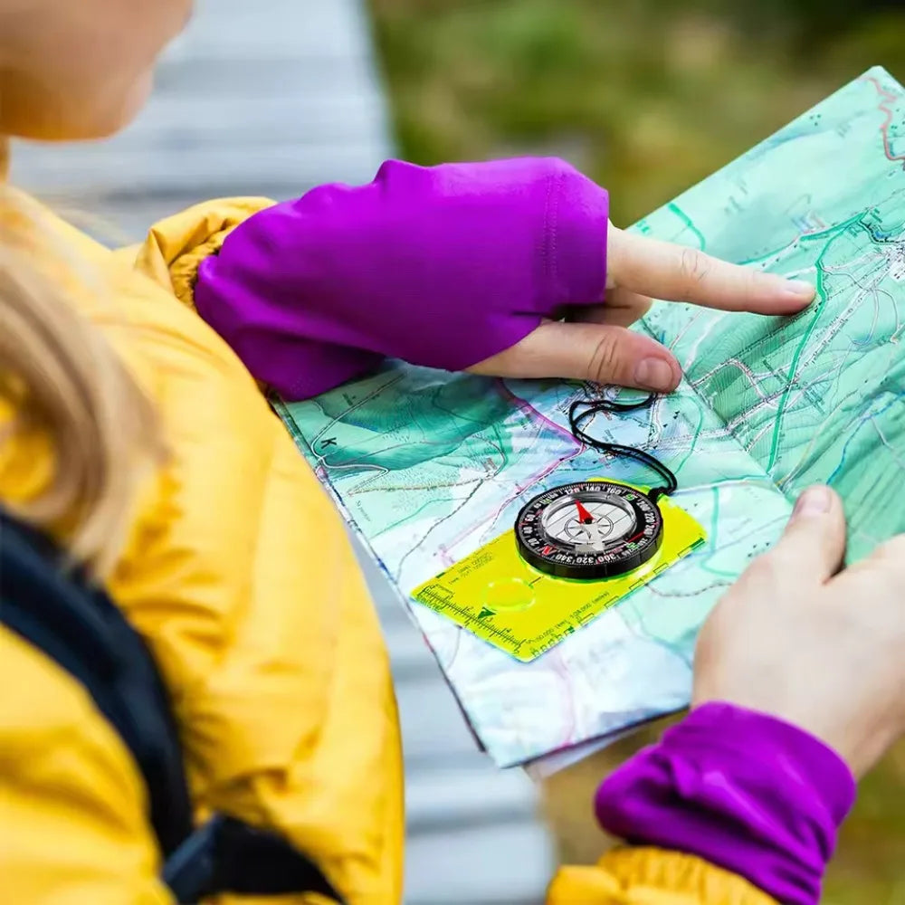 Waterproof Orienteering Baseplate Compass