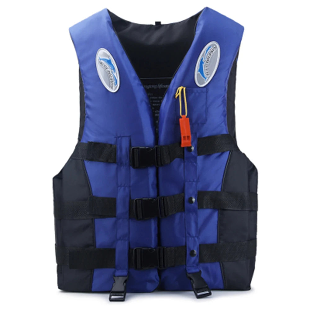 Adult & Kids Adjustable Swimming Life Jacket with Whistle