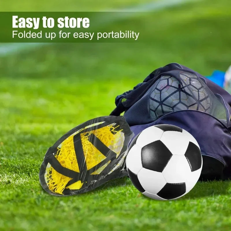 Foldable Football Target Training Net 17x28in