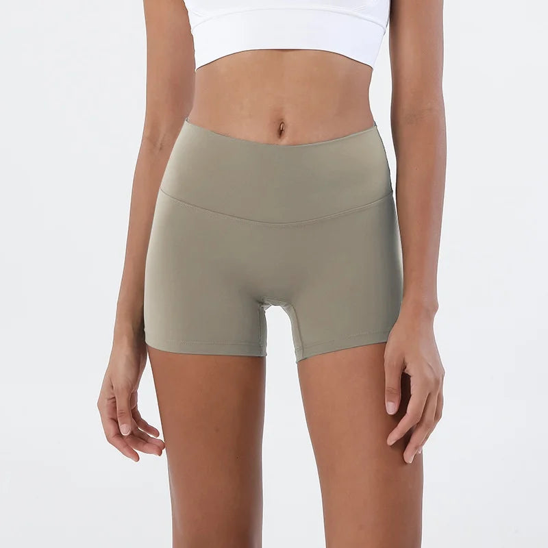 GymHUB High-Waist Hip-Lifting Yoga Shorts