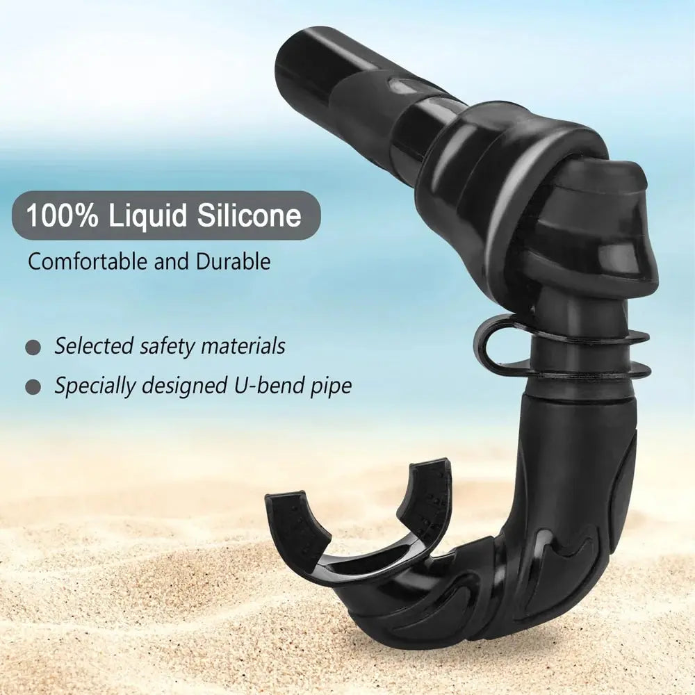 Foldable Silicone Diving Snorkel with Case