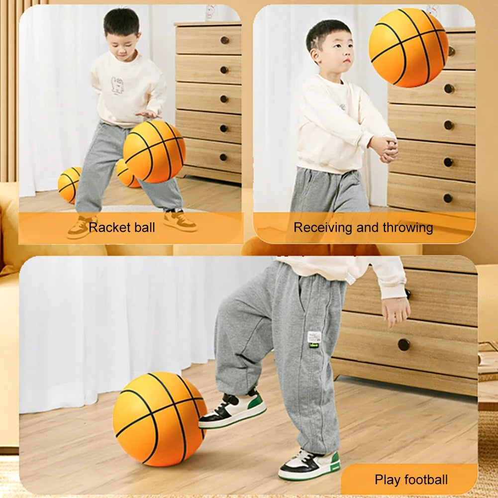 Kids Silent Indoor Basketball Sponge Ball