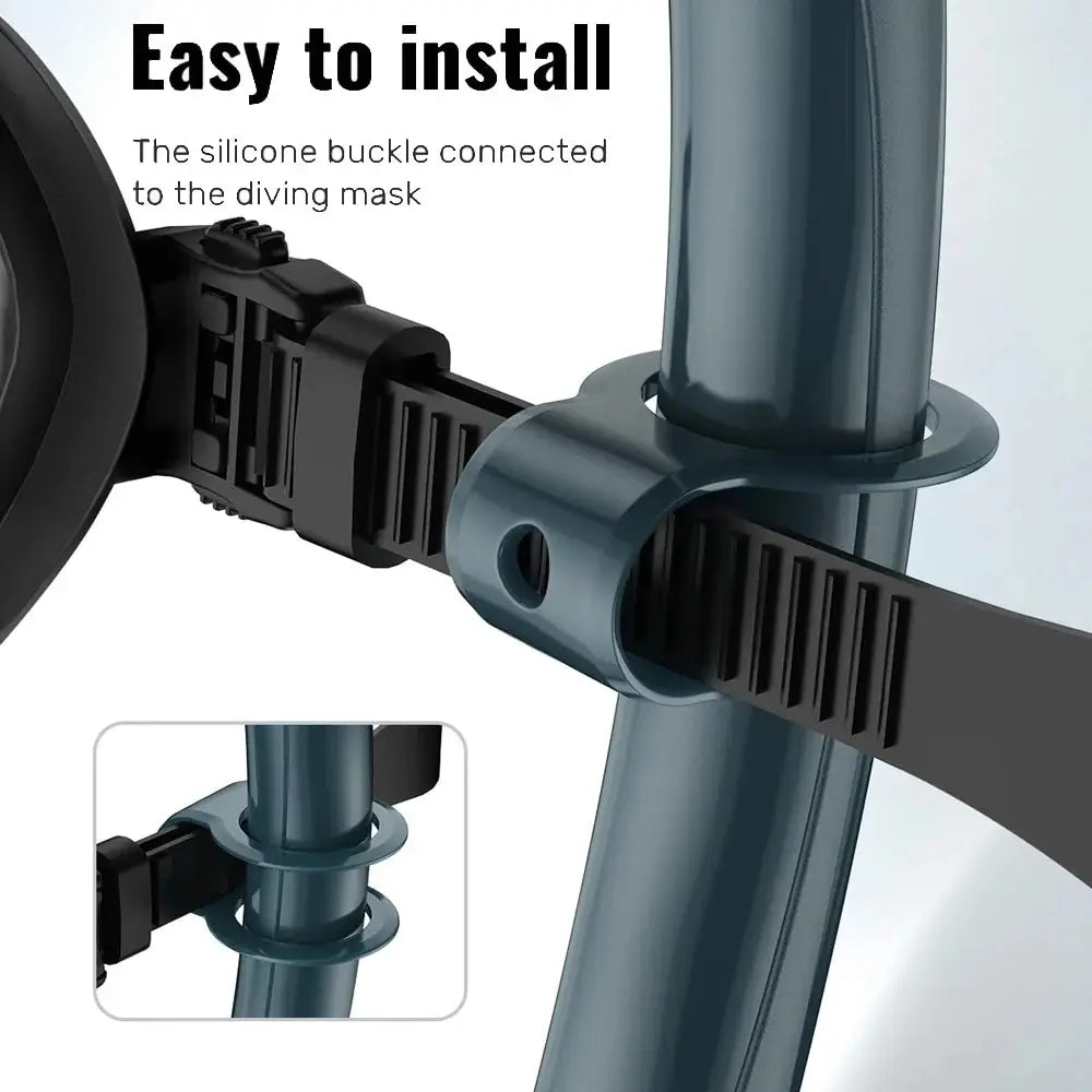 Foldable Silicone Diving Snorkel with Case