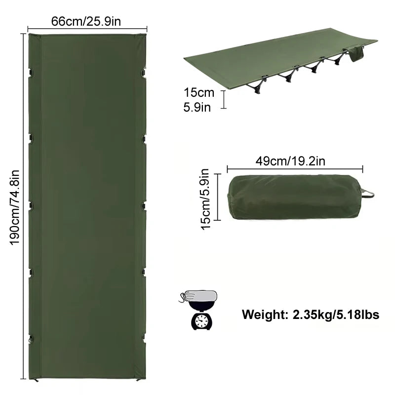 WESTTUNE Portable Folding Camping Cot