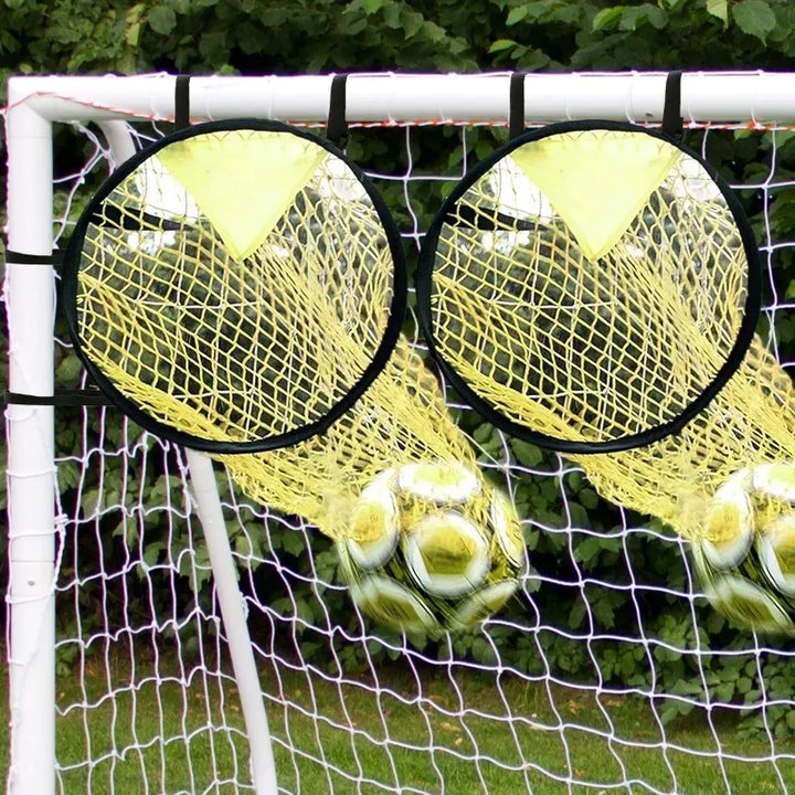 Foldable Football Target Training Net 17x28in
