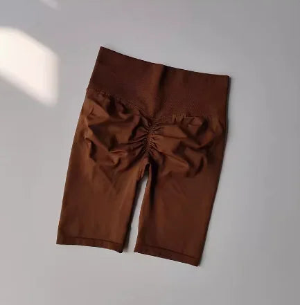 Women’s High-Waist Yoga & Fitness Shorts