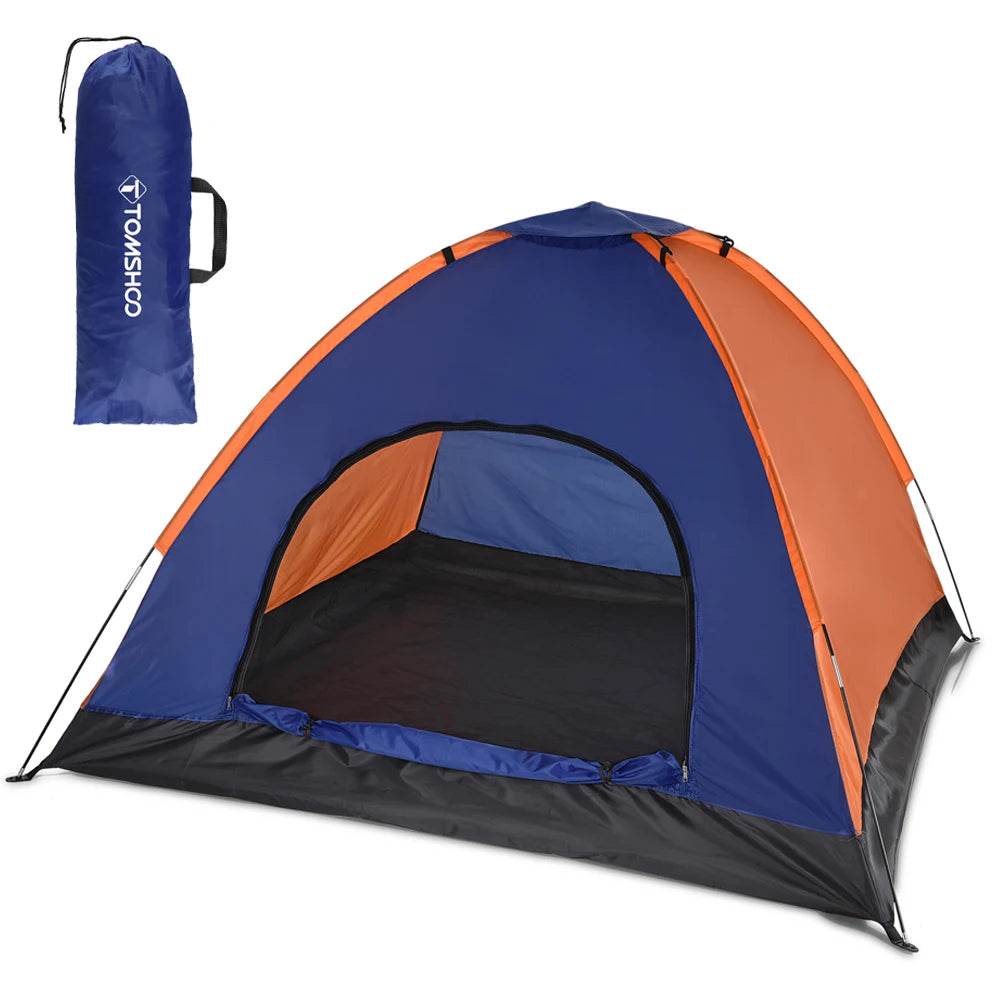 TOMSHOO 3-4 Person Camping Tent with Rain Fly