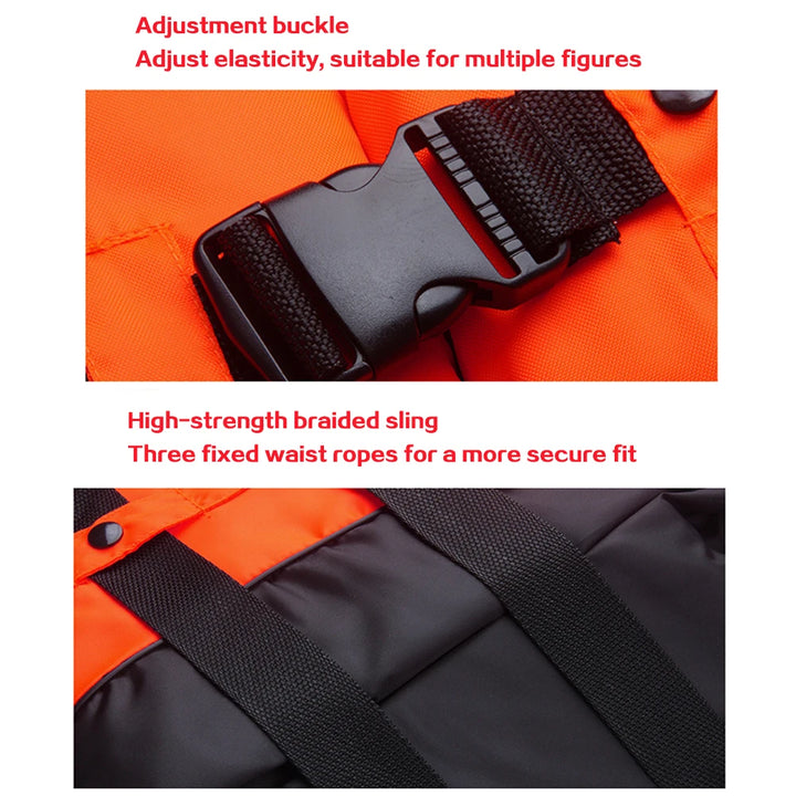 Adult & Kids Adjustable Swimming Life Jacket with Whistle