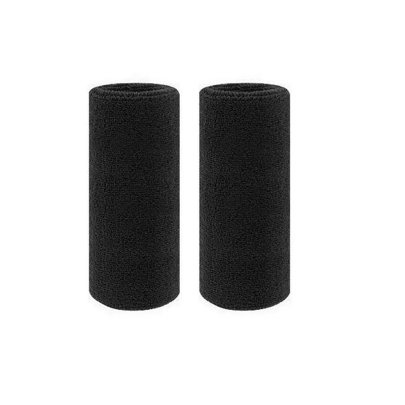 2Pcs Sports Wristbands Sweat Absorbent Cuffs