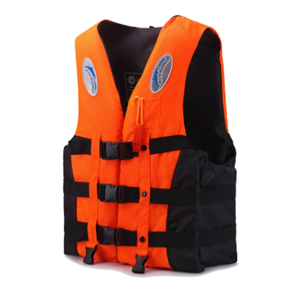 Adult & Kids Adjustable Swimming Life Jacket with Whistle