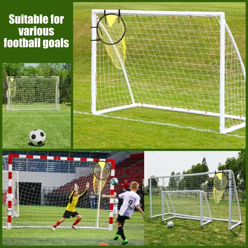 Foldable Football Target Training Net 17x28in